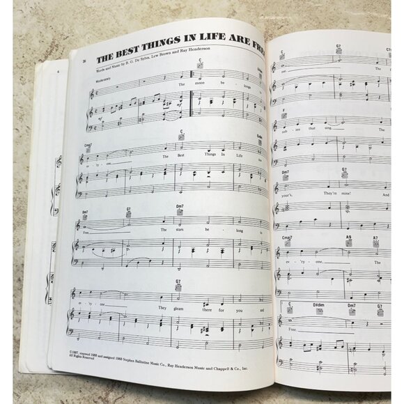 The All American Song Book Vol 1 Complete Piano Sheet Music Editions 20s - 60s - Picture 6 of 8